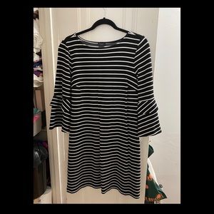 Midi Ruffle Sleeved Dress